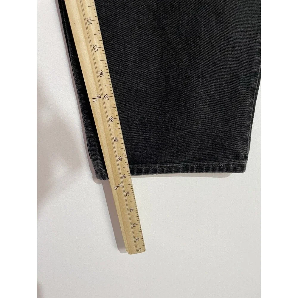 Vtg Levis 550 Jeans Men 36x32 Black Straight Relaxed Loose Y2K Denim Grunge 2002